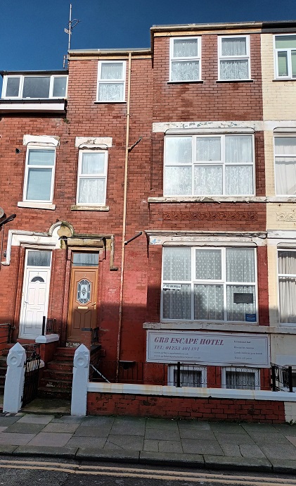 Blackpool hotel front view image