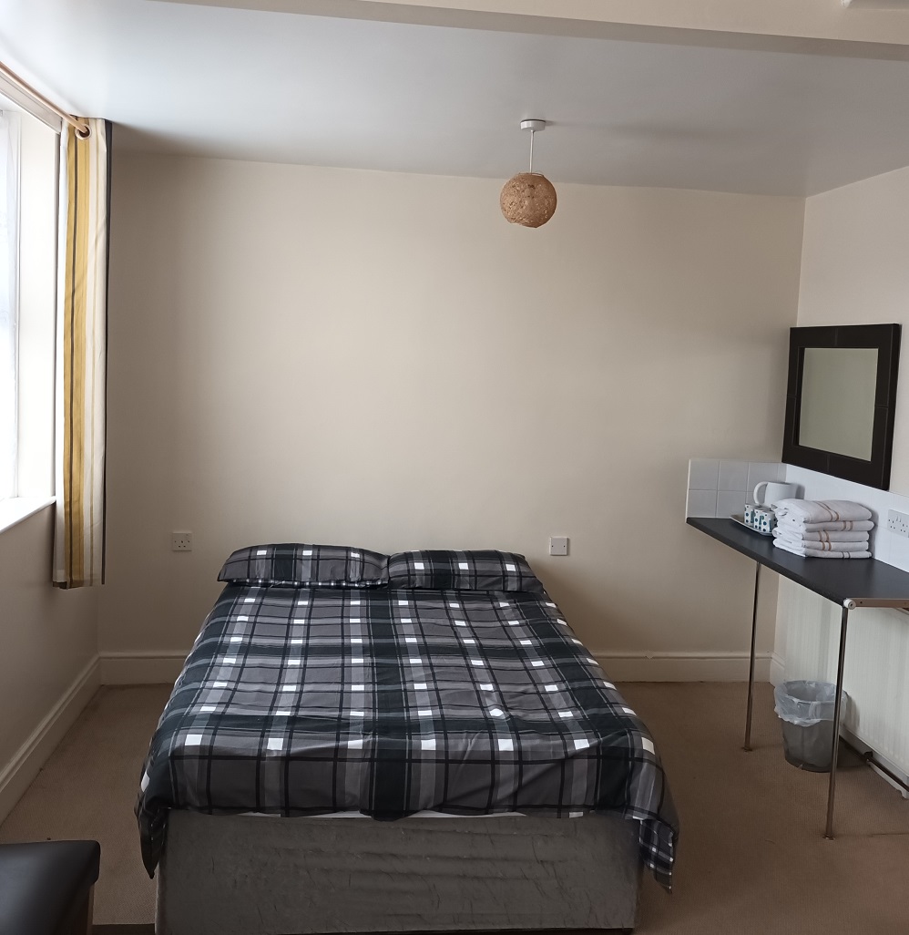 double and three single beds